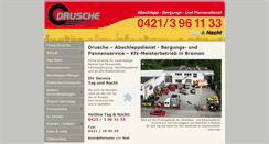 Desktop Screenshot of drusche-bremen.de